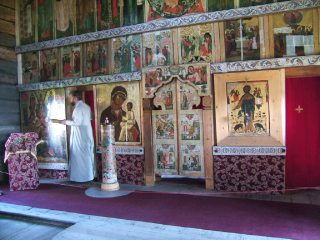В Покровской церкви кижского погоста (фото)